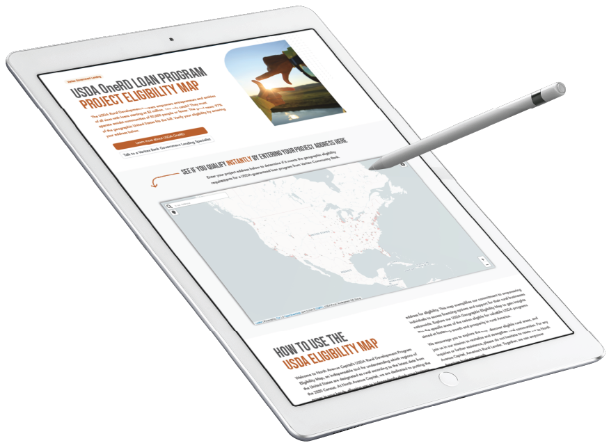 Map on iPad Map on iPad